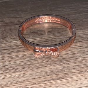 Rose gold Betsey Johnson cuff bracelet